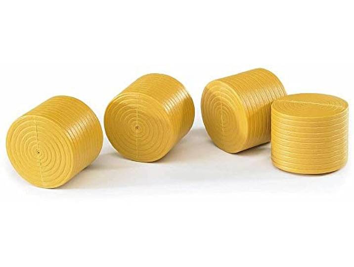 Accessoires: 4 ronde ballen voor Claas Rollant