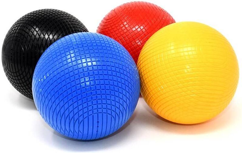 Uber Games Pack de 4 boules de croquet de 450g - couleurs primaires - Uber