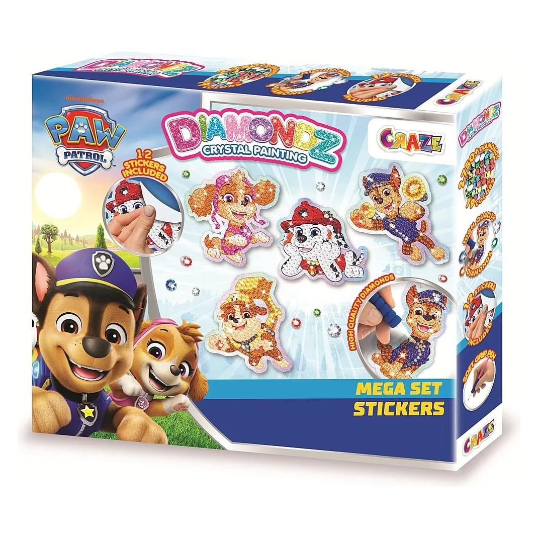 Craze DIAMONDZ Mega Set Paw Patrol (12 Sticker) (81945)