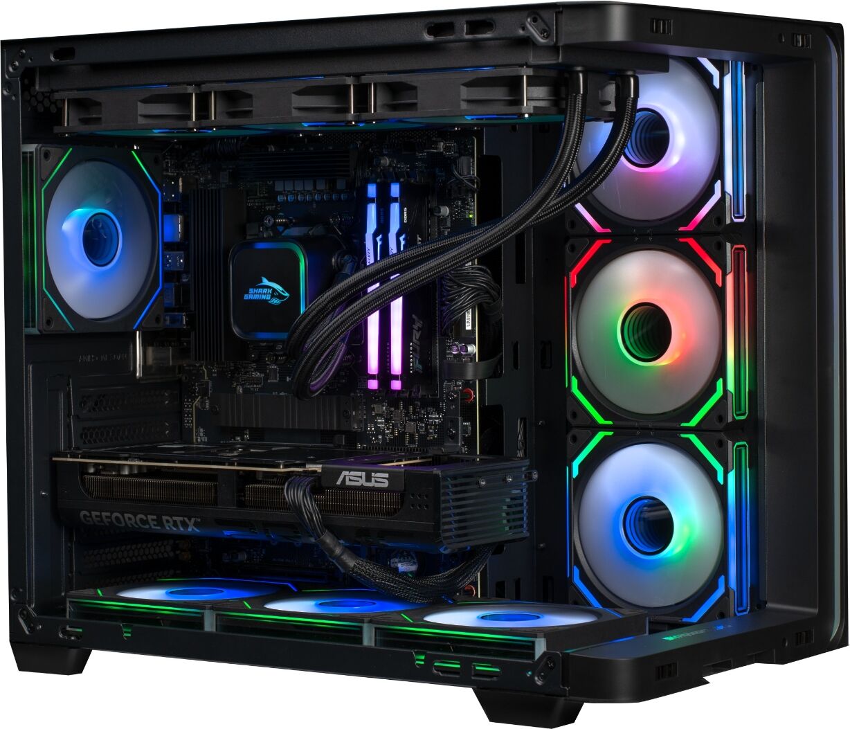 Shark Gaming Shark Rgbeast R710 Gamingdator - Rtx 5070 - Ryzen 7 9700x