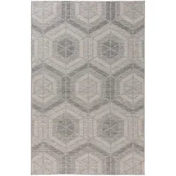 benuta Nest In- & Outdoor-Teppich Bronco Grau 200x290 cm - Teppich für Balkon, Terrasse & Garten