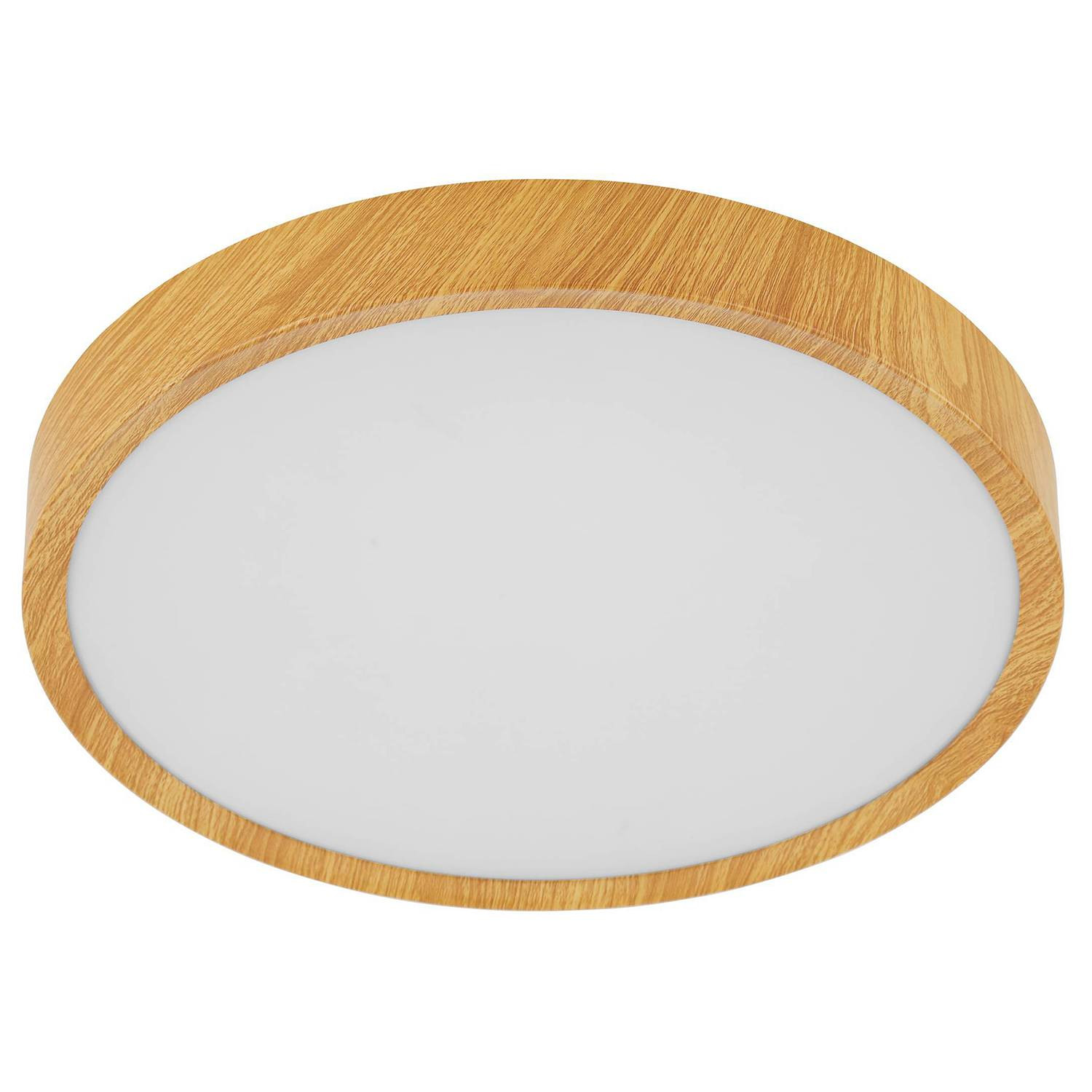 home24 LED-plafondlamp II bruin Ø 44 cm