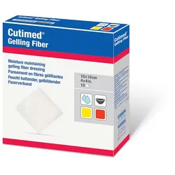 Cutimed Gelling Fiber Kom.10x10 cm Hydro 10 St