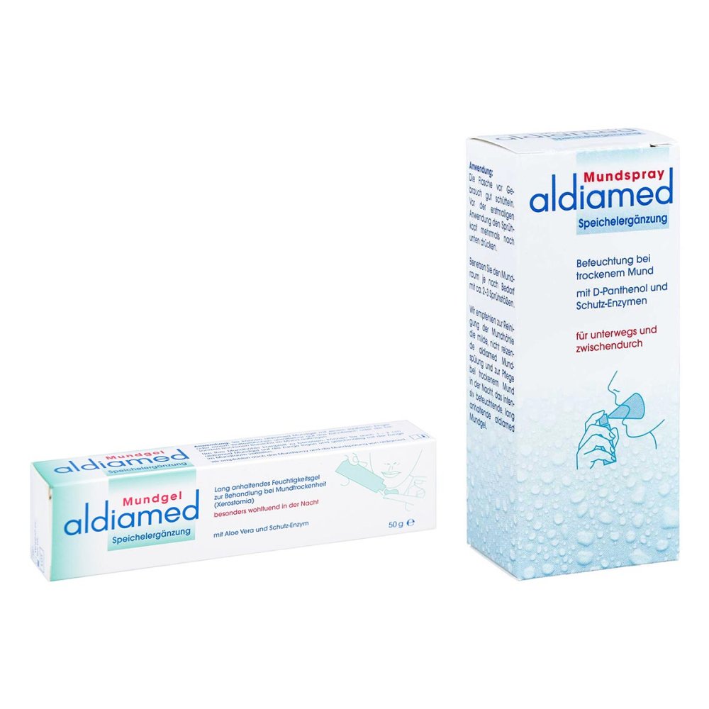 Certmedica International GmbH Aldiamed Mundgel & Aldiamed Mundspray zur Speichelergänzung 08102654