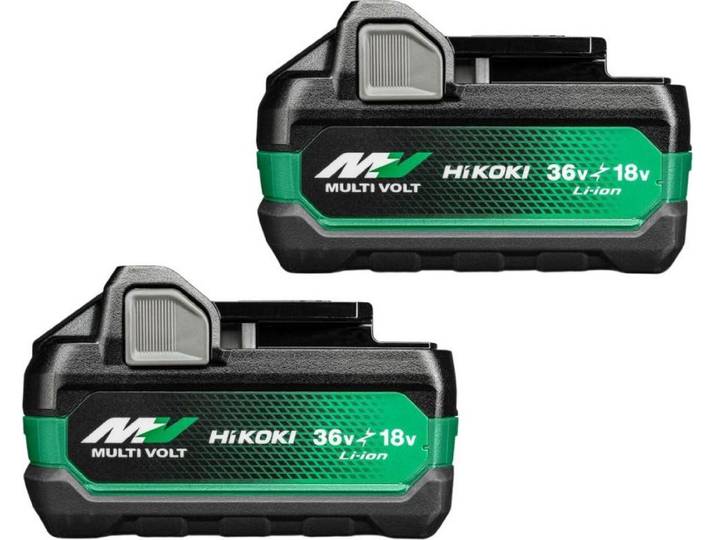 Pack 2 batteries MultiVolt HIKOKI BSL36A18X - 36V - 2.5Ah / 18V - 5Ah Li-ion 380205