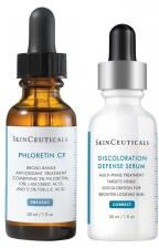 SkinCeuticals Routine Anti-Taches Phloretin + Discoloration Défense - Routine 2 Produits
