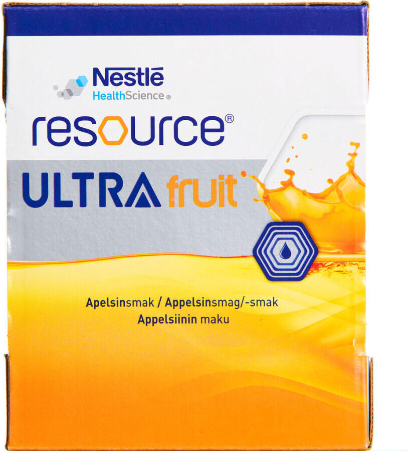 Resource Ultra Fruit Appelsin 4 x 200 ml