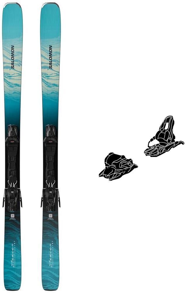 Salomon  - Pack Ski E Stance W 80 - 151 + M10 Gw Black L80 - Ski