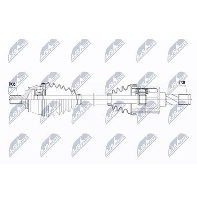 Nty Antriebswelle [Hersteller-Nr. NPW-VV-109] für Volvo