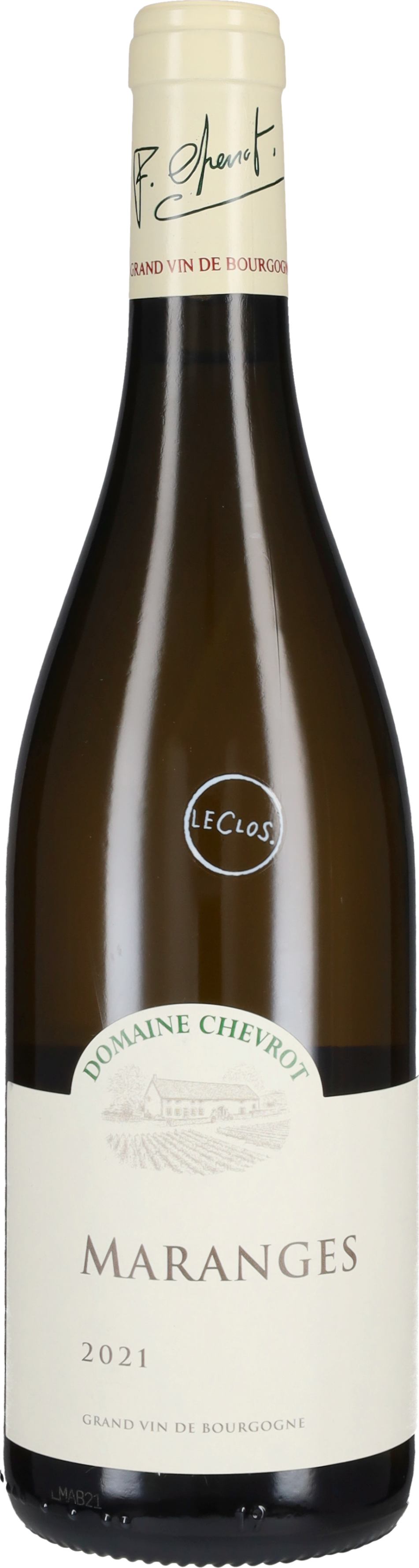 Domaine Chevrot Maranges Blanc 2021