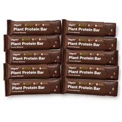 VILGAIN Proteinriegel Plant Protein Bar Mandeln / Kakao 50g | 10 Riege
