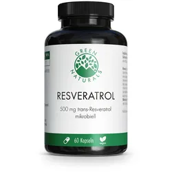 GREEN NATURALS Trans-Resveratrol 500 mg vegan Kps. 60 St