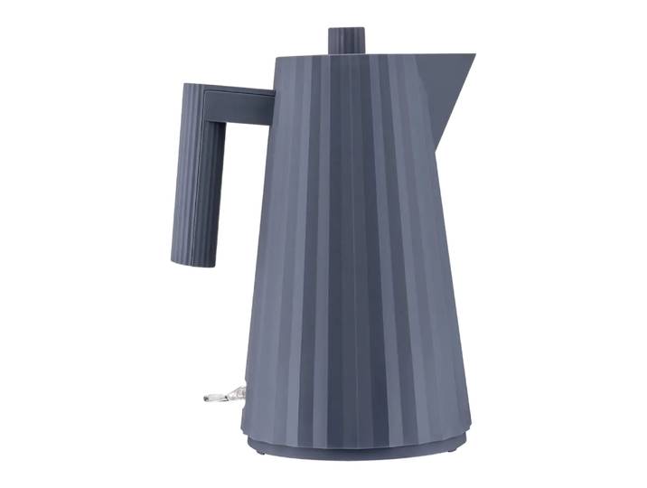 Wasserkocher Plissé, Alessi, grau, Kunststoff