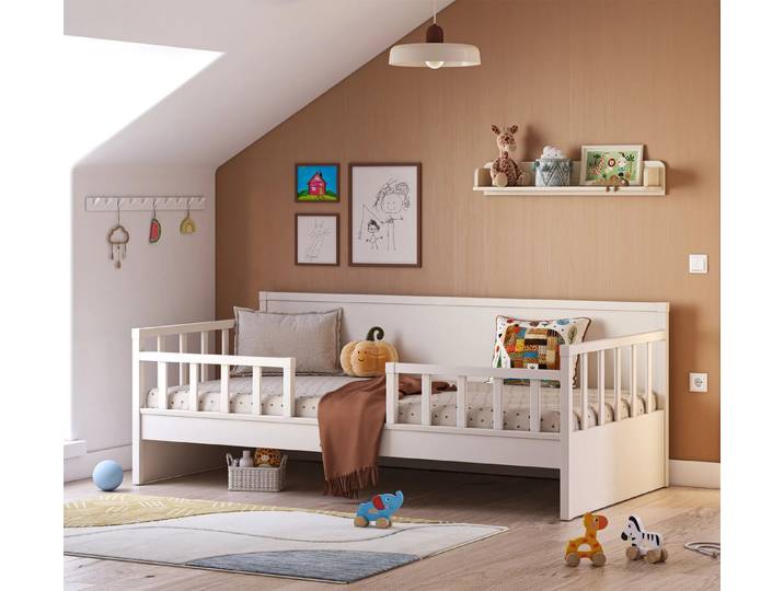 Möbel-Zeit Kinderbett ELEGANCE Line Tagesbett, 100x200 cm, optional mit Bettkasten