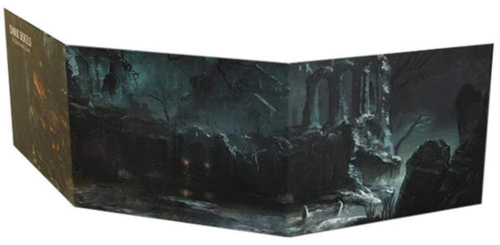 Steamforged Games Dark Souls RPG Gamemaster Scherm met Avonturenboek, 3-delig