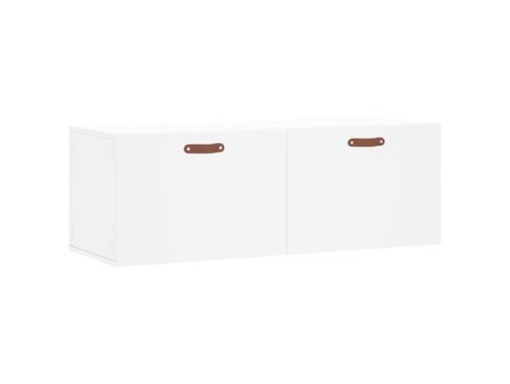 KLGBNCVE Wandschrank Weiß 100x36,5x35 cm Holzwerkstoff Wandmontage,Stauraum,Präsentationsfläche,Holzwerkstoff,glatte Oberfläche,Feuchtigkeitsbeständigkeit