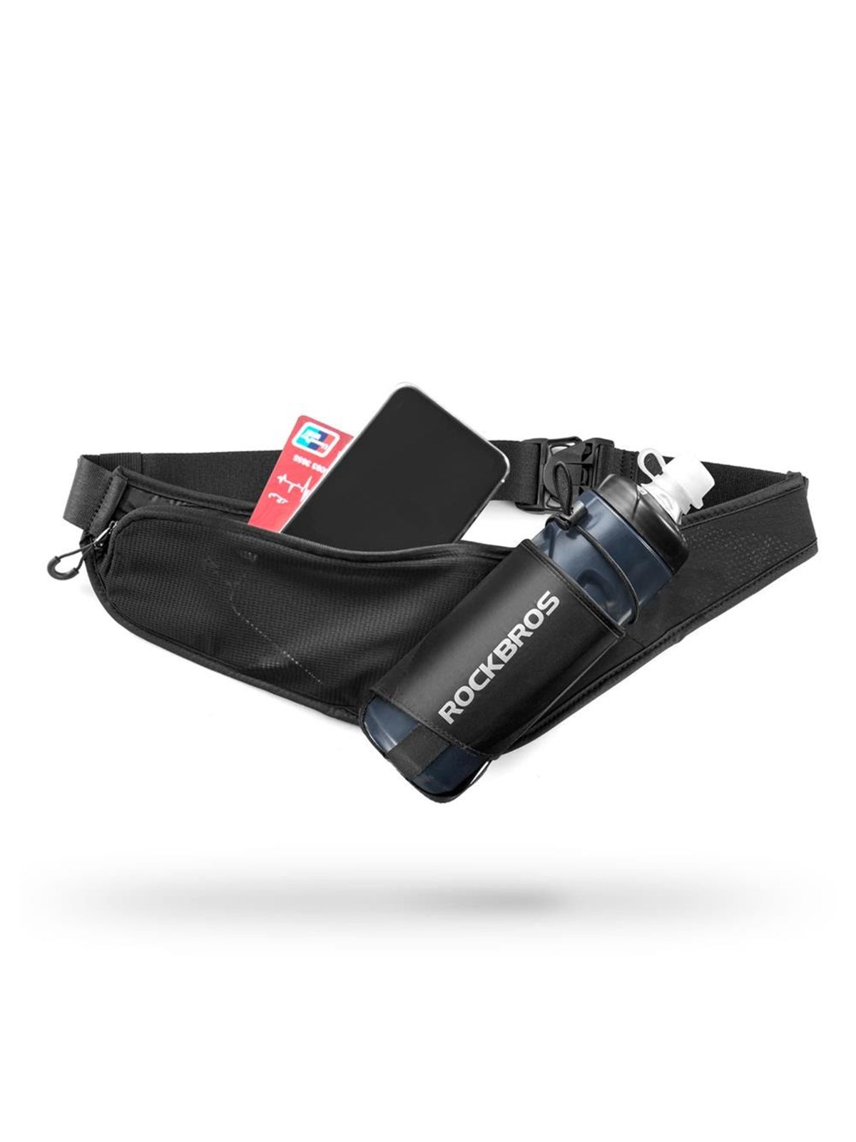 Rockbros D45 Bike Bottle Hip Bag - Black