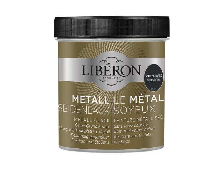 Liberon Metall-Effekt Seidenmatt Space Schwarz 500 ml