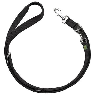 Hunter - V-Leine Divo Up - Hundeleine Gr 1,5 cm x 12 m schwarz