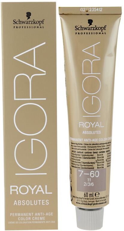 Schwarzkopf Professional IGORA Royal Absolutes Haarfarbe Farbton 6-60 Dark Blonde Chocolate Natural 60 ml