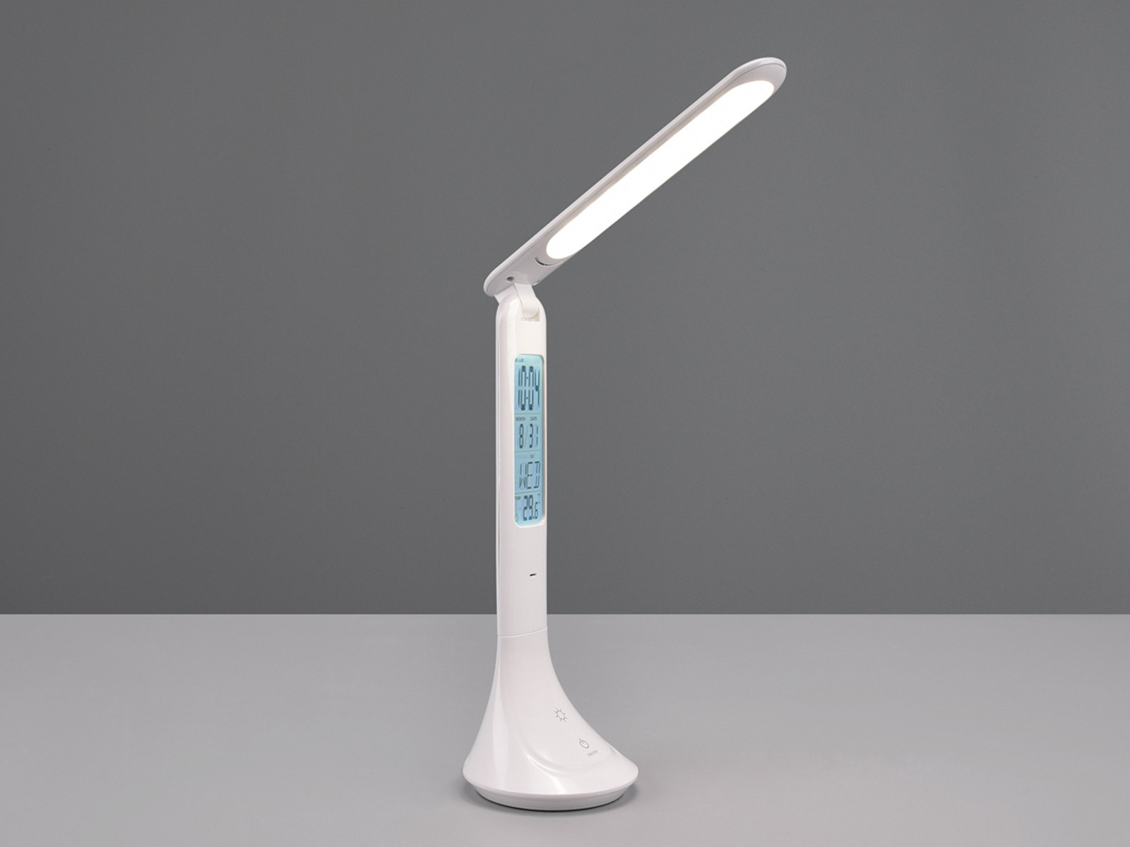 Trio Tafellamp Patty Wit met LED en Wekfunctie en Oplaadbare Accu