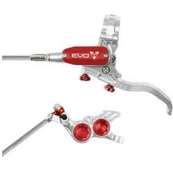 HOPE Scheibenbremse EVO GR4 | einzeln | silber/rot Vorderradbremse Sta