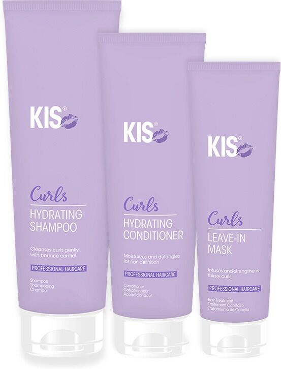 Kis Hair Care Curls Hydrating Shampoo 300ml , Curls Hydrating Conditio