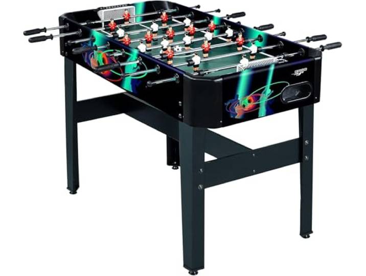 Carromco Tucana-XT Tischkicker in Schwarz Kompakter Familien Kicker
