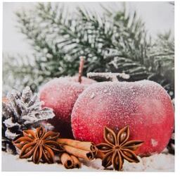 IH Casa Decor 20 Pack Luncheon 3 Ply Napkin Apple Spice- Set of 6