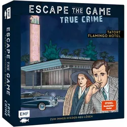 Edition Fischer Escape the Game: True Crime – Tatort Flamingo Hotel: Entkomme der Mafia! (Fall 1) (Deutsch, 1 - 4 Spieler)