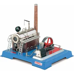 Wilesco Dampfmaschine mit Dampfkamin