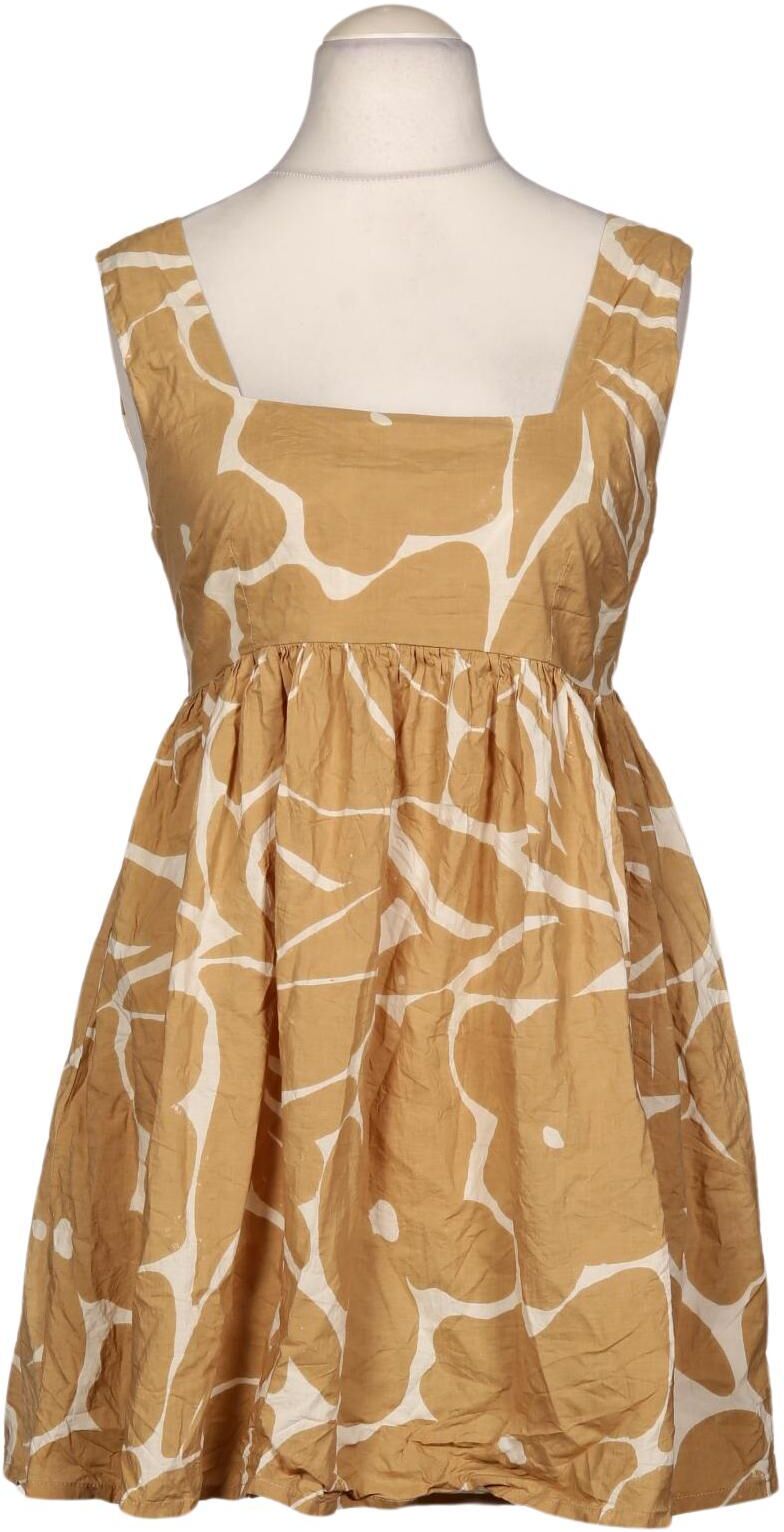 asos Damen Kleid, Beige, Gr. S, Baumwolle - Second Hand