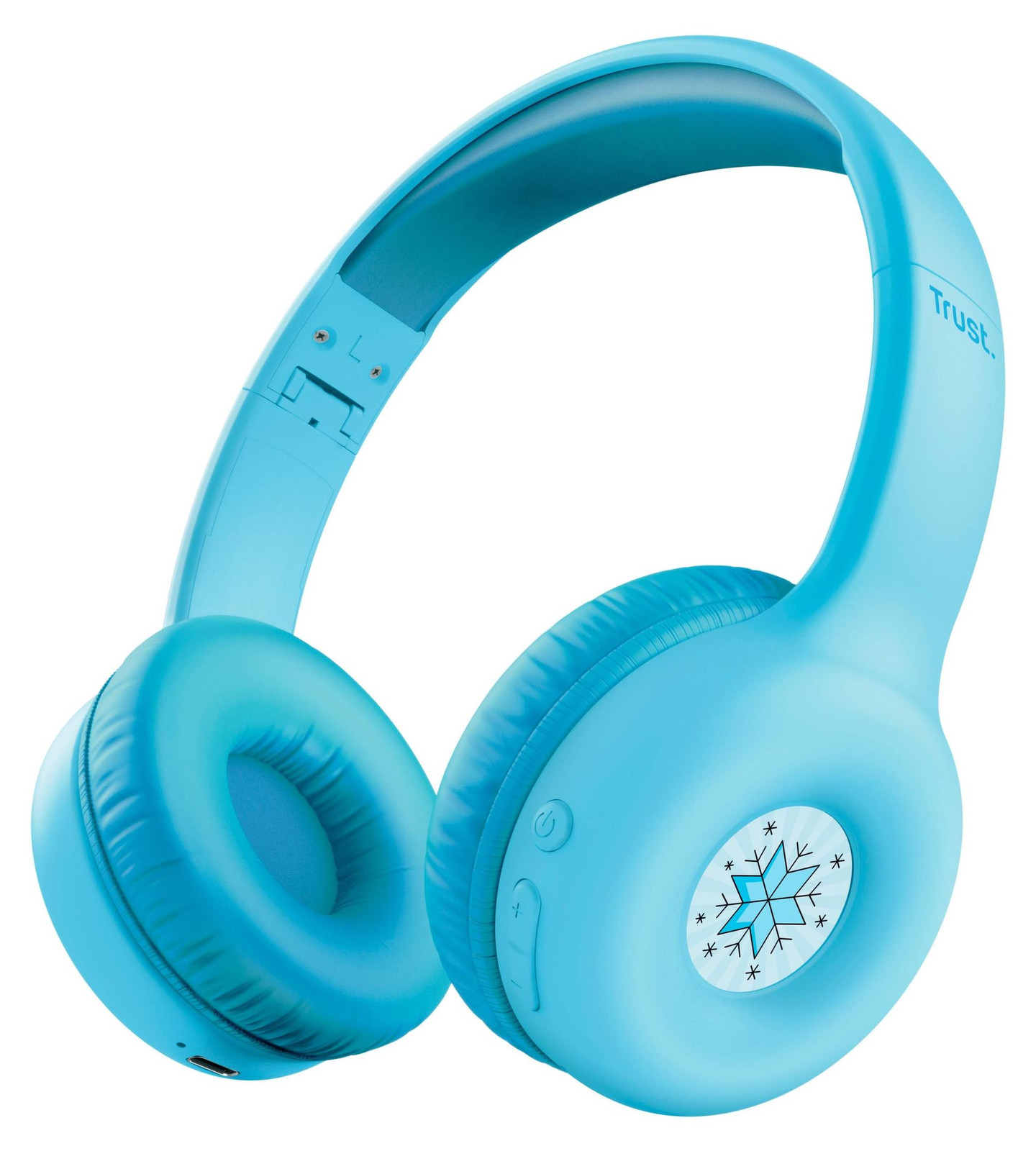 Trust Nouna Hoofdtelefoon - Blauw - Bekabeld & Draadloos met Bluetooth en USB Type-C