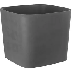 Garden ID, Blumentopf, Quadratischer Blumentopf – – Swing Square – 16 l – 30 x 30 x 25 cm – Grau (30 x 30 x 25 cm)