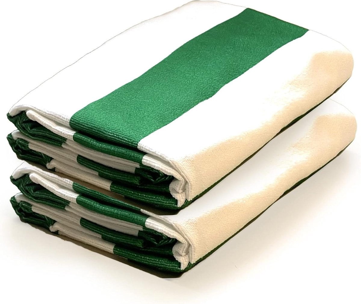 Oversized Microfiber Strandlaken - Groen - 100 x 180 cm