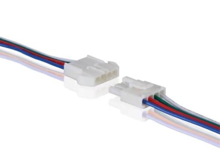 Velleman CONNECTOR VOOR RGB LEDSTRIP - MET KABEL (MANNELIJK-VROUWELIJK)
