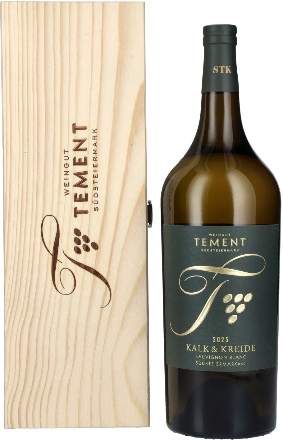 Tement Sauvignon Blanc Kalk & Kreide Südsteiermark DAC 2025 12% Vol. 1,5l in Holzkiste