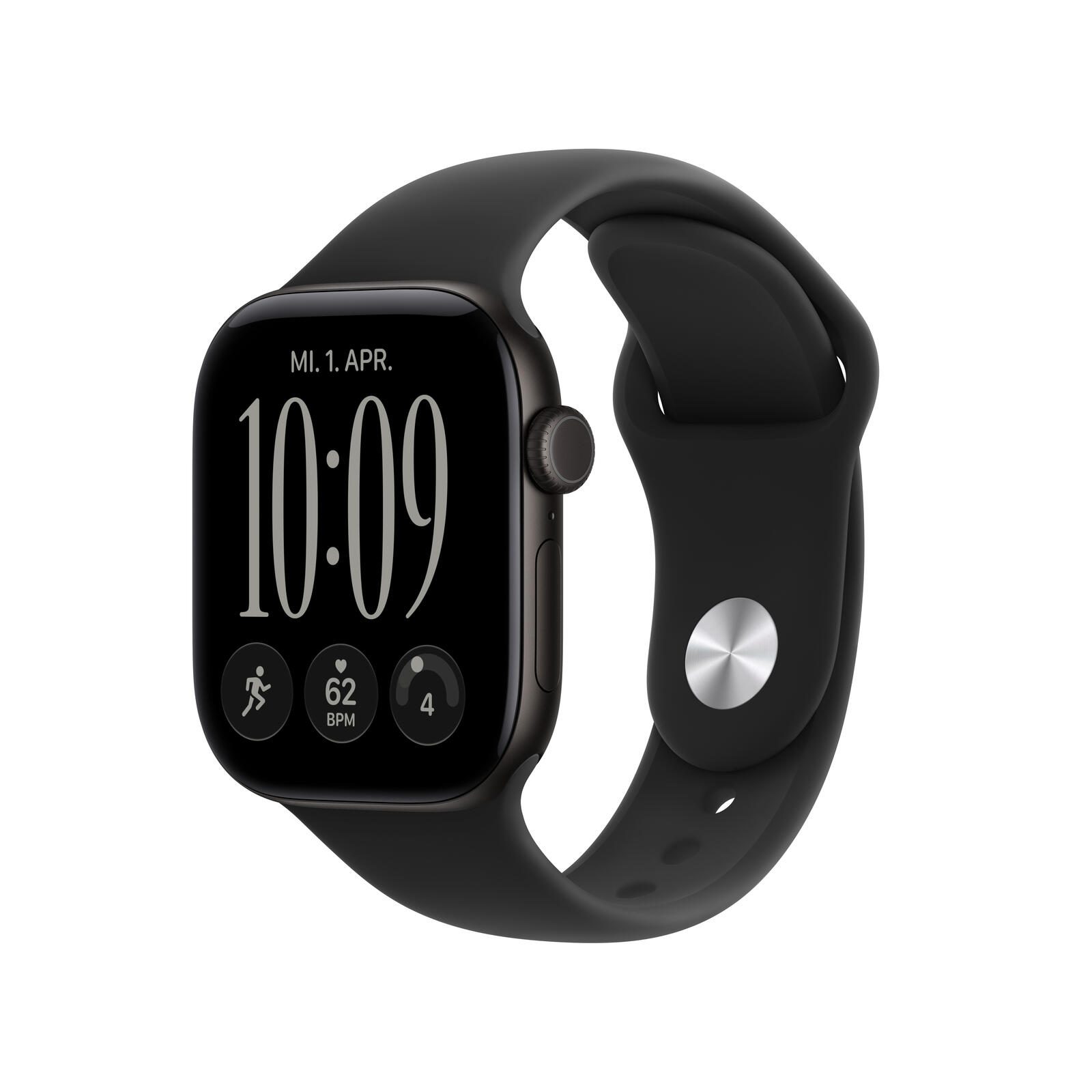 Apple Watch Series 12 Aluminium (GPS + Cellular) 42mm Schwarz MJG04ZR/A