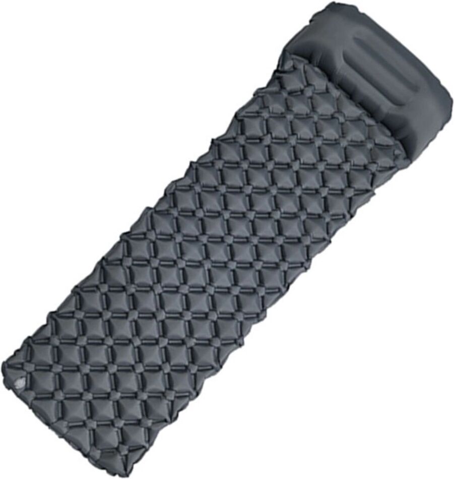 INF Aufblasbare Outdoor-Isomatte TPU 5cm dick, 200kg Tragkraft, tragbare Campingmatte Grau