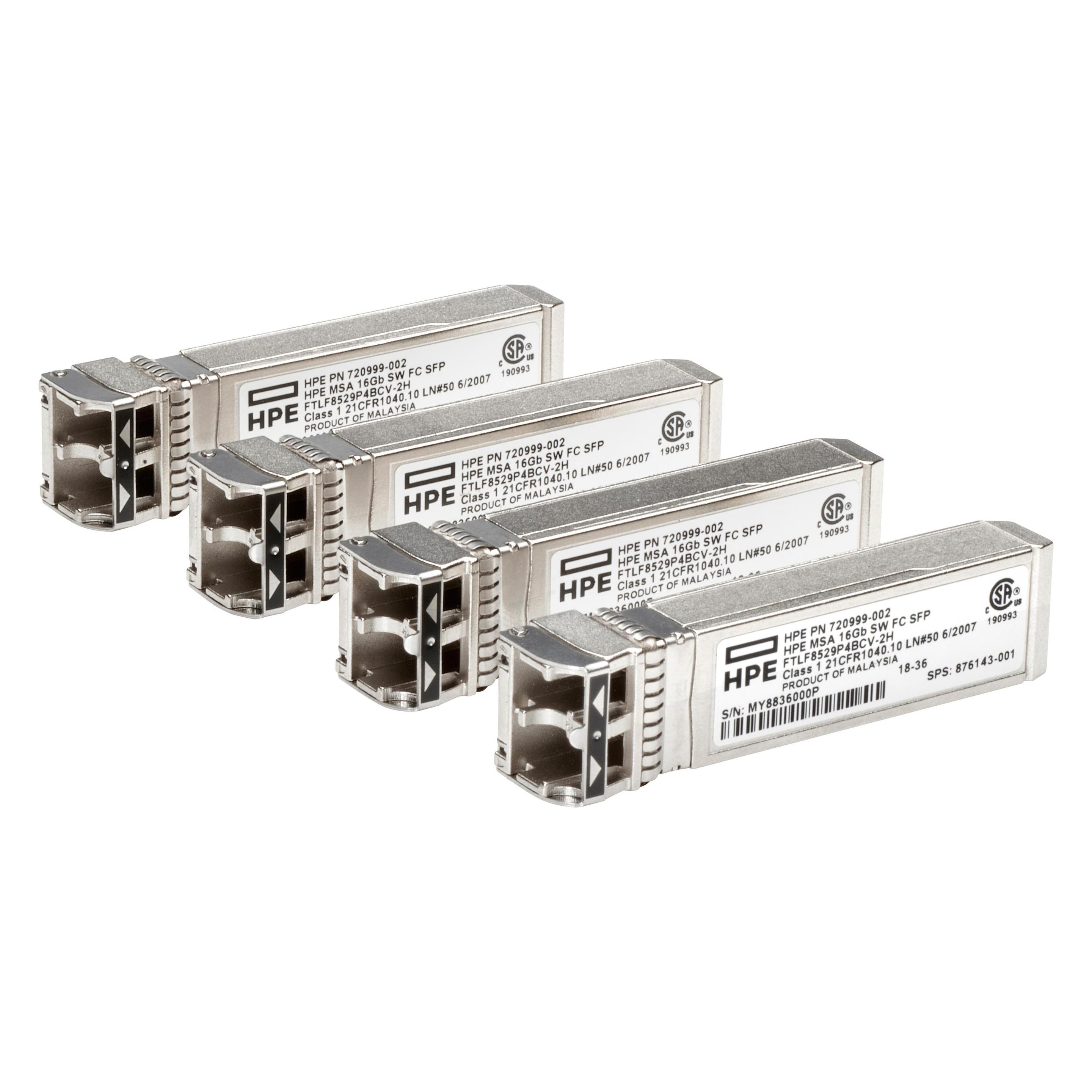 HPE MSA 32GB SFP+ SW FC 4PK X-STOCK (P88919-B25)