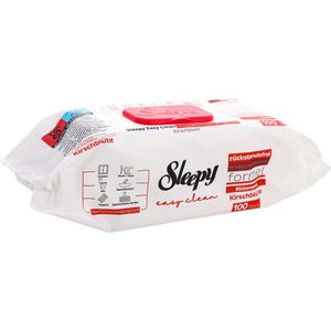 Sleepy Reinigungstücher Easy Clean XL Kirschblüte, feucht, für alle Oberflächen, im Softpack, 60 Tücher
