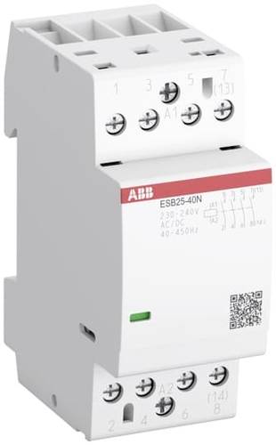 ABB ESB25-22N-06 Installationsschütz 2 Schließer, 2 Öffner 220 V, 400V 1St.