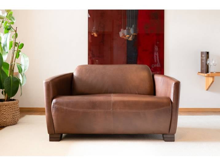 Canapé 2 places en cuir Red Baron