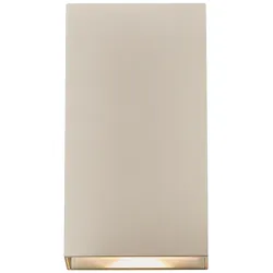 Nordlux LED Outdoor Wandleuchte ROLD KUBI, 10,5W, 3000K, 350lm, IP54, Champagne NORD-84151008
