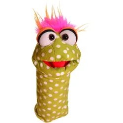 Living Puppets Brabbelchen Quasselwurm Handpuppe 24 cm