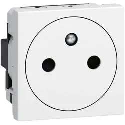 Legrand 278111L Mosaic Steckdose F/B Standard, erhöhter Berührungsschutz Farbe: Ultraweiß