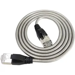 Exertis Connect Patchkabel Cat. 6A, U/FTP, stahlarmiert, 10,0 m
