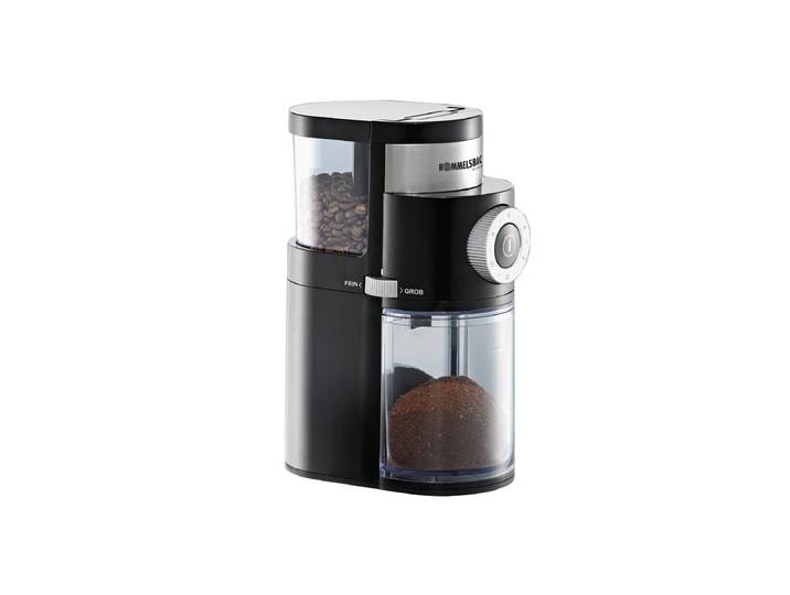 Kaffeemühle ROMMELSBACHER 20.EKM 200 , silber (schwarz, silberfarben, transparent), Kaffeemühlen, Kaffeemühle