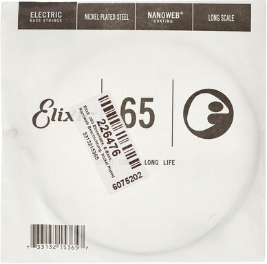 Elixir .065 EL Bass Single String
