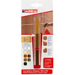 5x Edding, Marker, Möbel-Reparaturwachs-Set (3x)